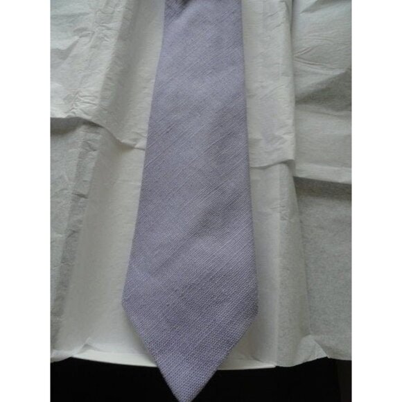Vintage Men’s ROOSTER Tie Lavender 100% Moygashel All Irish Linen Made In USA - Picture 1 of 5